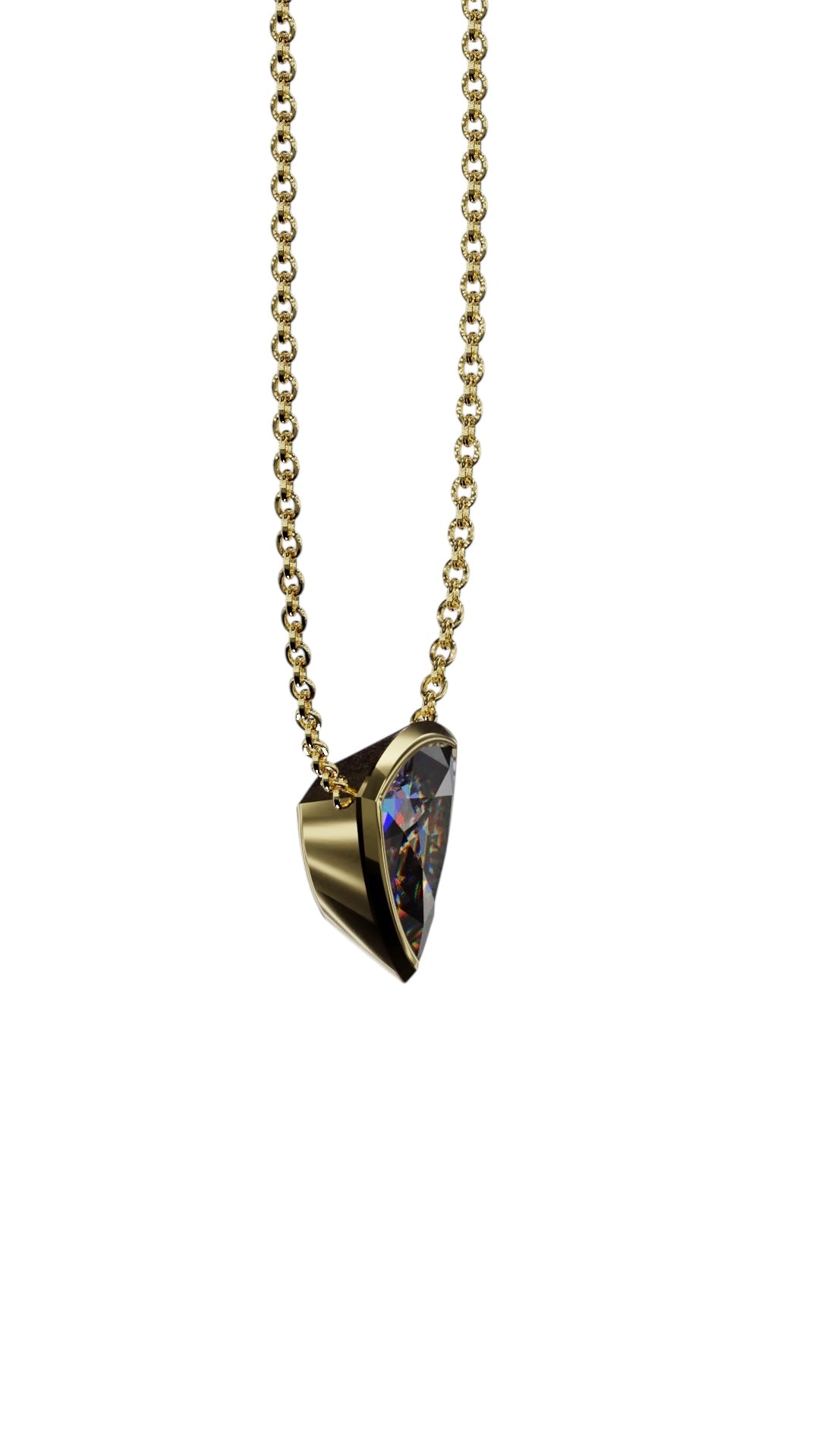 Bezel Solitaire Tanzanite Pendant