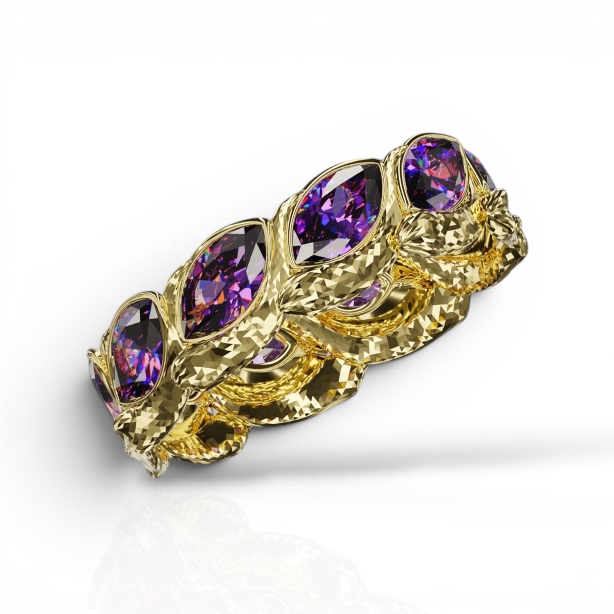 Statement Snake Eternity Band