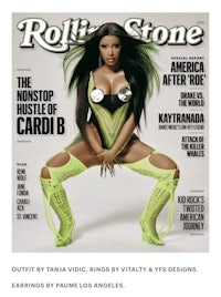 nicki minaj on the cover of rollie stone magazine