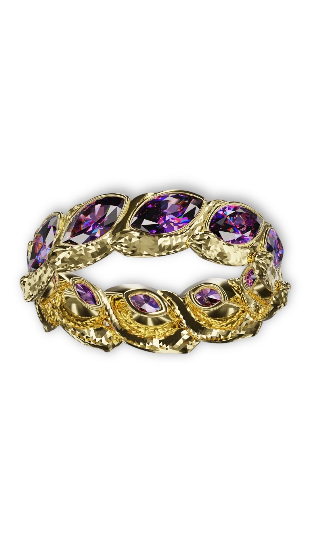 Statement Snake Eternity Band