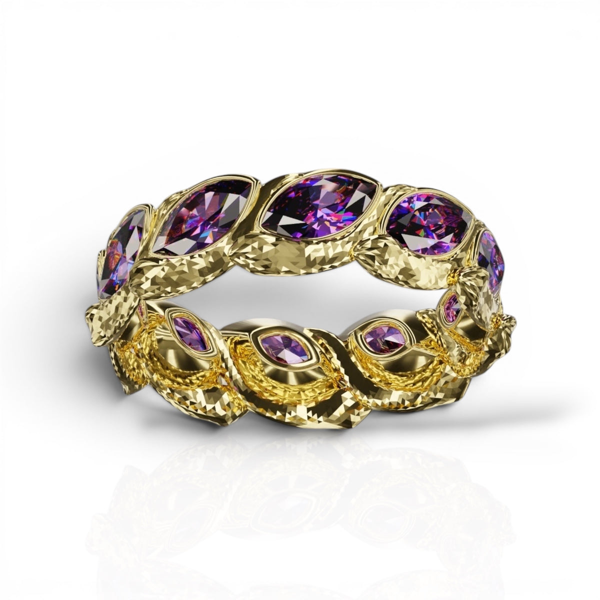 Statement Snake Eternity Band