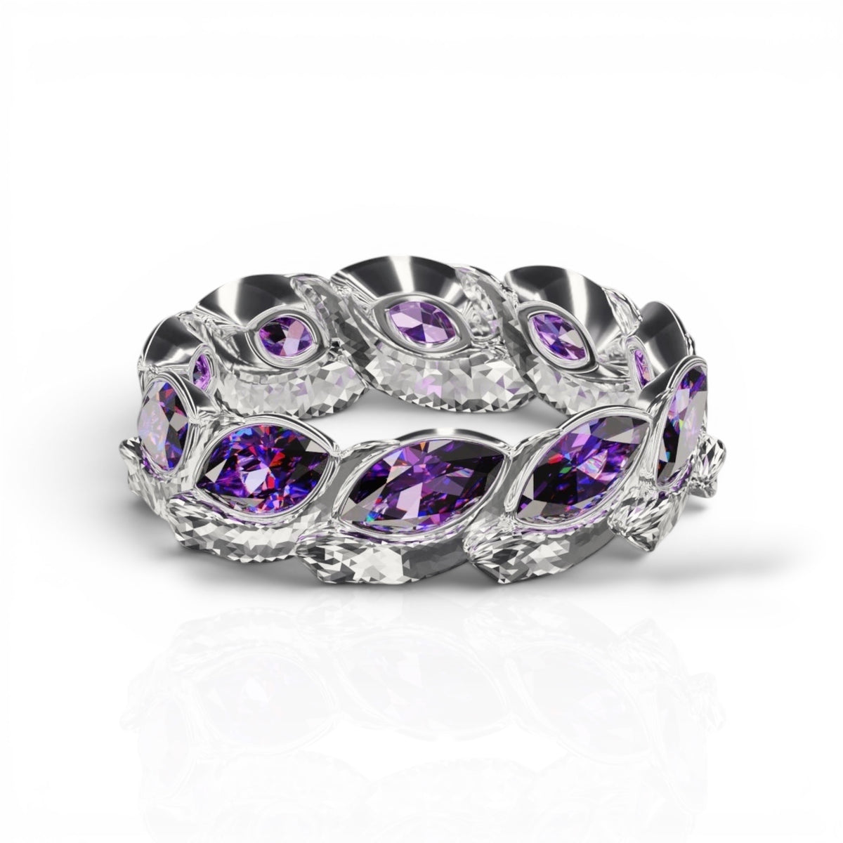 Statement Snake Eternity Band