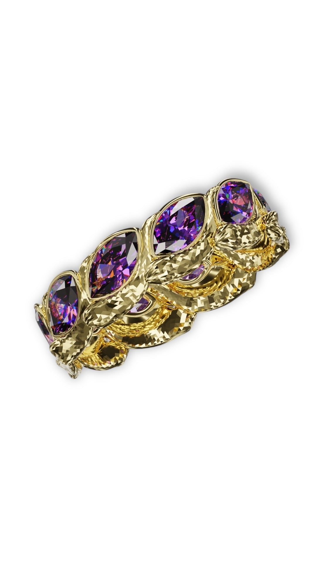 Statement Snake Eternity Band