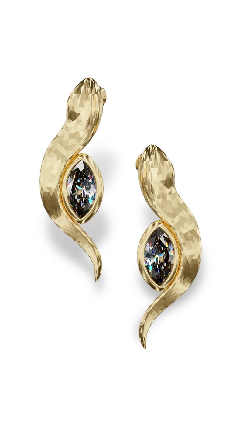 Petite Snake Studs